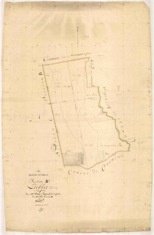 Brienne-la-Vieille, section B dite du Lieblet, feuille n° 2