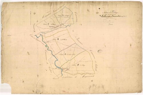 Brillecourt, tableau d'assemblage de Brillecourt et Dommartin le Coq