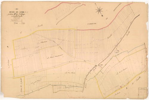 Bucey-en-Othe, section B dite du village, feuille n° 2, parcelles n°301-507