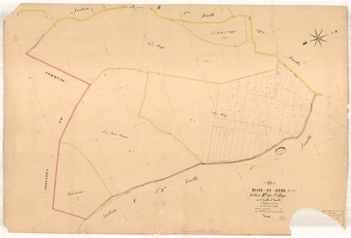 Bucey-en-Othe, section B dite du village, feuille n° 6, parcelles n°1248-1291