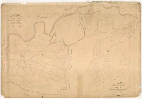 Buchères, section B dite des bas de Courgerennes et C dite des prés de Buchères (2ème subdivision)