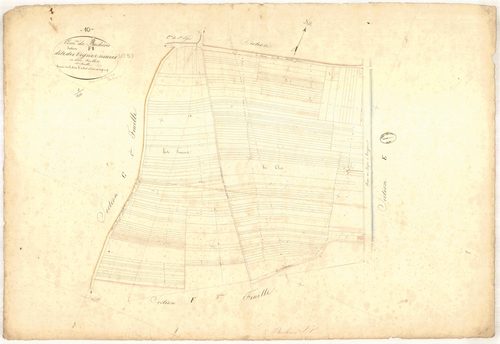Buchères, section F dite des vignes neuves, feuille n° 1