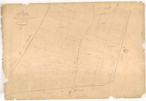 Buchères, section F dite des vignes neuves, feuille n° 2