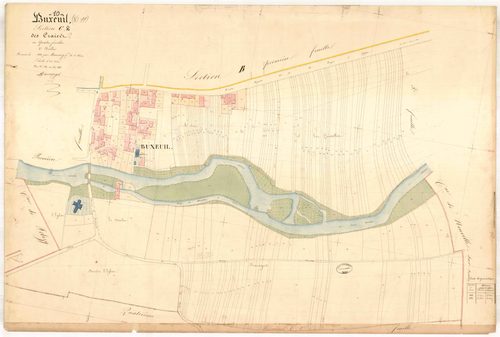 Buxeuil, section C dite des craies, feuille n° 2, parcelles n°156-462