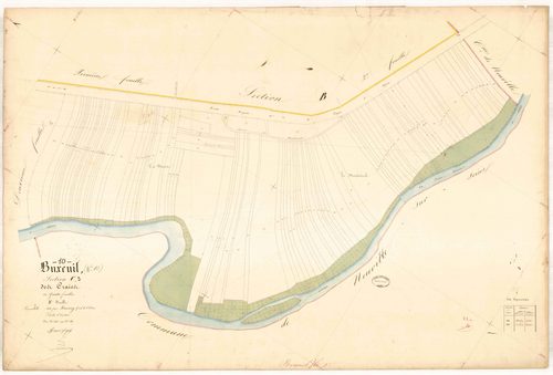 Buxeuil, section C dite des craies, feuille n° 3, parcelles n°463-587