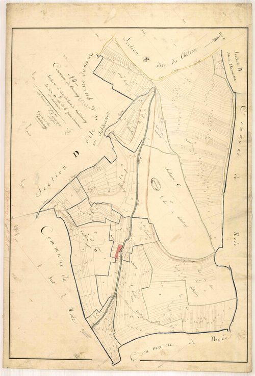 Chacenay, section C dite du bois de Valvimbourg