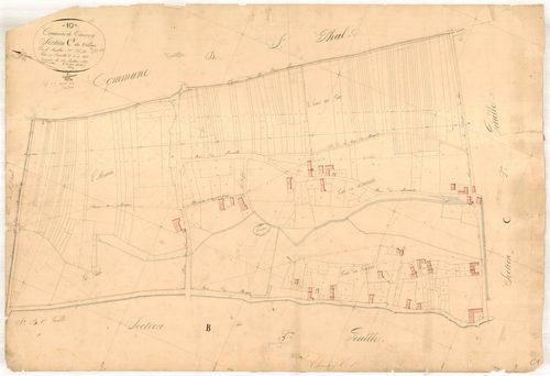 Chamoy, section C dite du village, feuille n° 1, parcelles n° 1-246