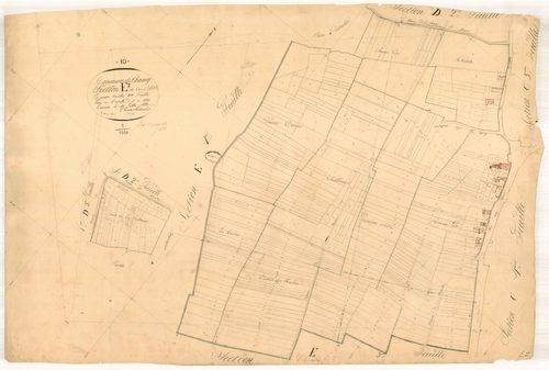Chamoy, section E dite de Voivres, feuille n° 2, parcelles n° 2-427
