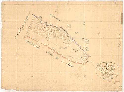 Chamoy, section F dite de la forêt, feuille n° 1, parcelles n° 1-65