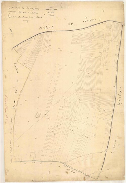 Champfleury, section A dite carrière de bonne voisine, feuille n° 2