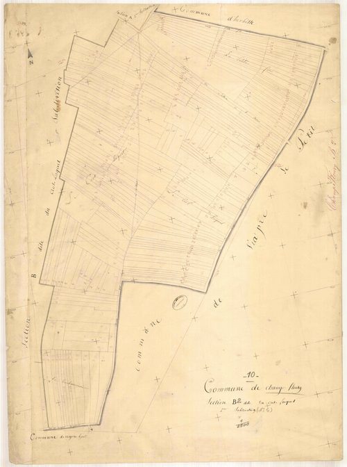 Champfleury, section B dite du cros-luquet, feuille n° 2