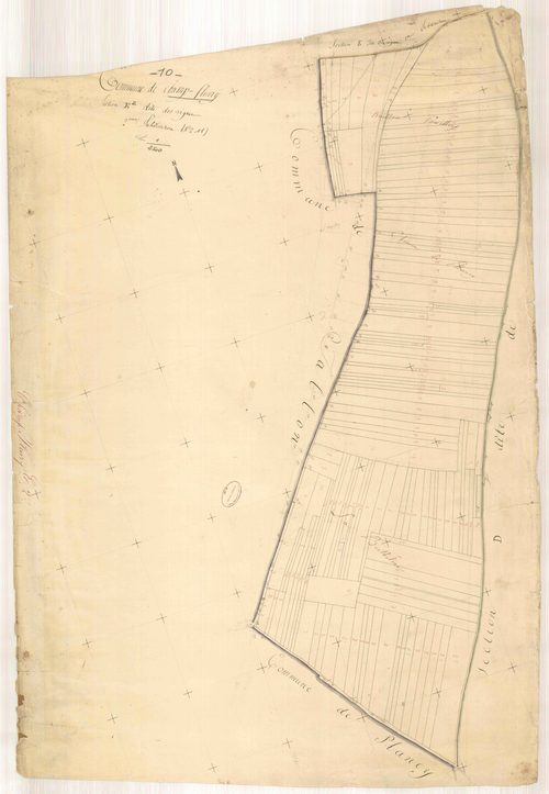 Champfleury, section E dite des vignes, feuille n° 2