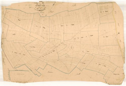 Channes, section A dite de la creuse, feuille n° 2, parcelles n° 273-769