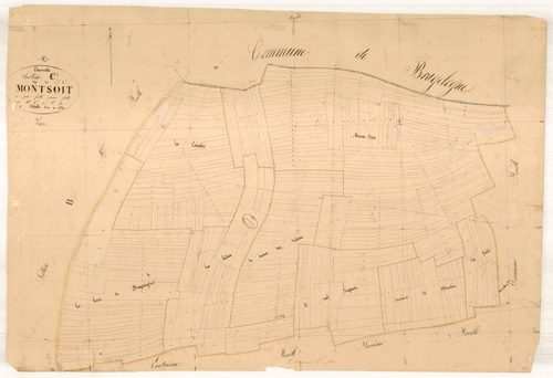 Channes, section C dite du montsoit, feuille n° 1, parcelles n° 1-290
