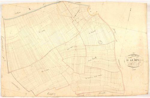 Channes, section F dite site d'almoy, feuille n° 1, parcelles n° 1-376