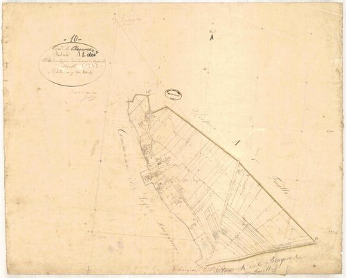 Chaource, section A dite des bruyères, feuille n° 2