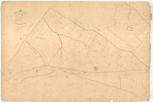 Chaource, section B dite de la navarre, feuille n° 2