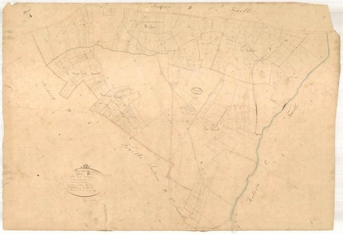 Chaource, section D dite des sadons, feuille n° 3, parcelles n° 604-876