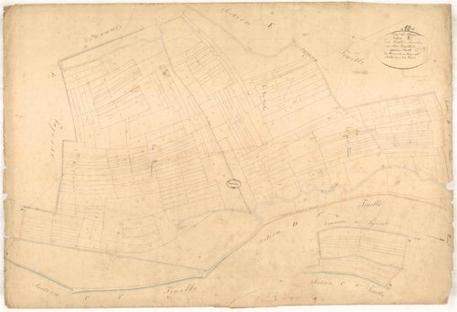 Chaource, section E dite des vieilles fourches, feuille n° 4, parcelles n° 741-961 bis