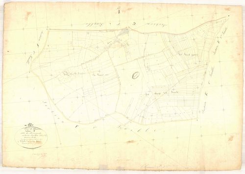 Chaource, section F dite de Bréviandes, feuille n° 3, parcelles n° 328-585