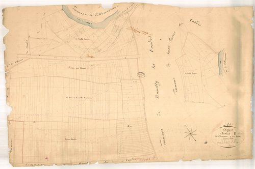 Chappes, section D dite site de remevois, feuille n° 3, parcelles n° 1212-1421