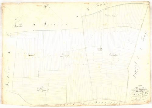 Charmoy, section C dite du champ aux oiseaux, feuille n° 1