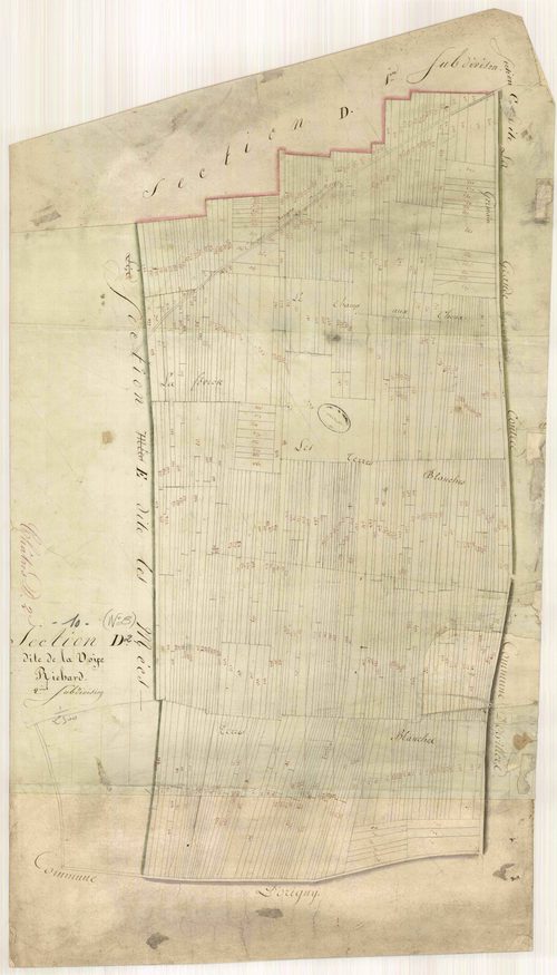 Châtres, section D dite de la voye Richard, feuille n° 2