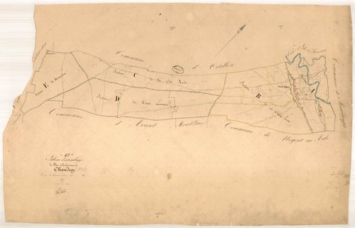Chaudrey, tableau d'assemblage