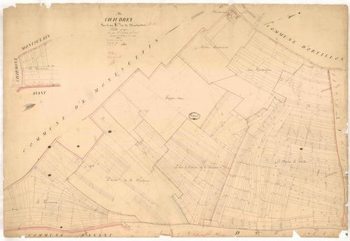 Chaudrey, section E dite de montardoise, parcelles n° 1-433