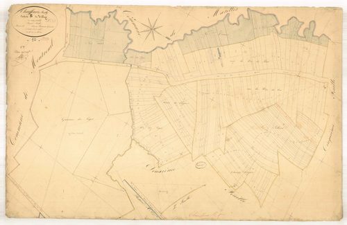 Chauffour-lès-Bailly, section B dite du village, feuille n° 1, parcelles n° 1-214
