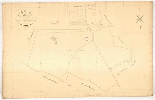 Chauffour-lès-Bailly, section C dite du ru de bidan, feuille n° 3, parcelles n° 724-761