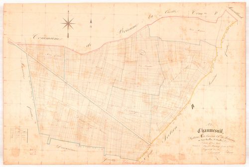 Chaumesnil, section A dite de l'ancien chemin de Brienne, feuille n° 3