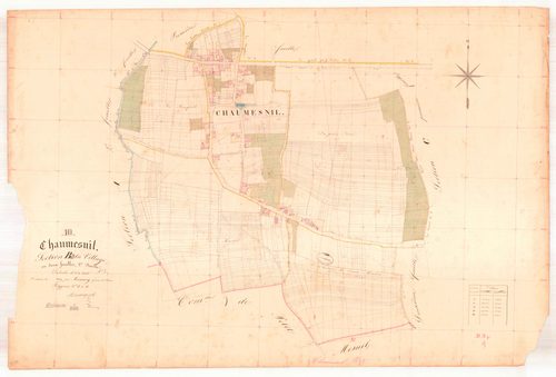 Chaumesnil, section B dite du village, feuille n° 2