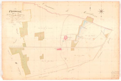 Chaumesnil, section C dite de beauvoir, feuille n° 1