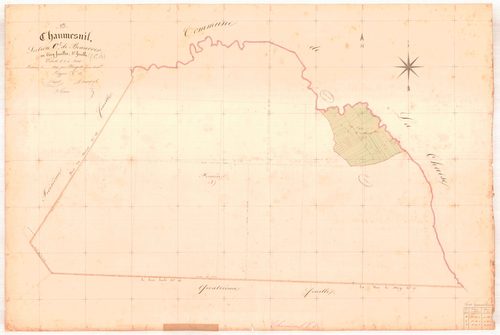 Chaumesnil, section C dite de beauvoir, feuille n° 5