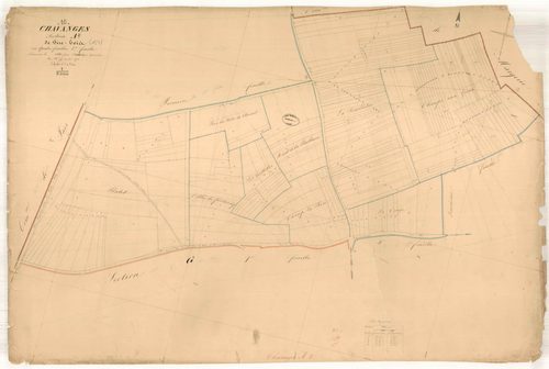 Chavanges, section A dite de tire-bois, feuille n° 2, parcelles n°79-273