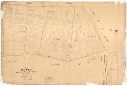 Chavanges, section C dite des livats, feuille n° 2, parcelles n°931-1205