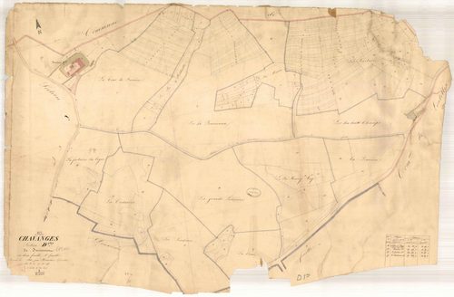 Chavanges, section D dite de surmont, feuille n° 1, parcelles n°1-198