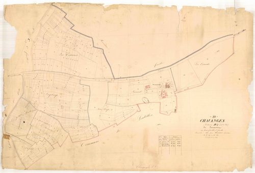 Chavanges, section D dite de surmont, feuille n° 2, parcelles n°197-470
