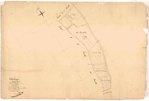 Chavanges, section F dite de la chapelle, feuille n° 12, parcelles n°1549-1597