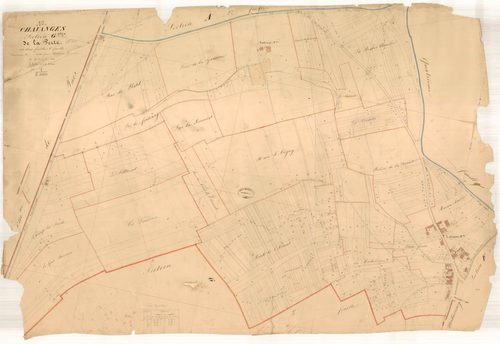 Chavanges, section G dite de la perte, feuille n° 1, parcelles n°1-544