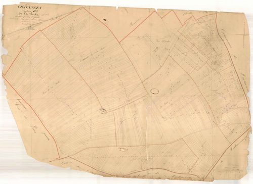 Chavanges, section G dite de la perte, feuille n° 2, parcelles n°545-1093