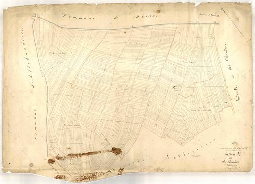 Le Chêne, section A dite des brulées, feuille n° 1