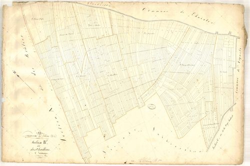 Le Chêne, section B dite de chailloux, feuille n° 1