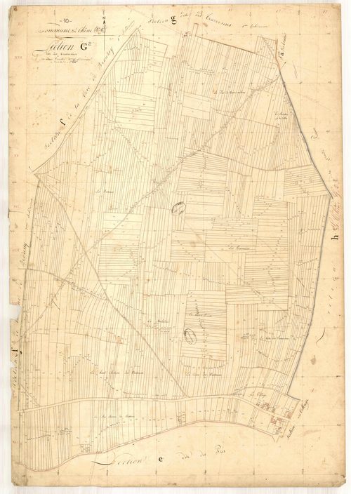 Le Chêne, section G dite des traversins, feuille n° 2