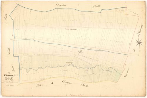 Chennegy, section A dite des vignes, feuille n° 5, parcelles n°784-1015
