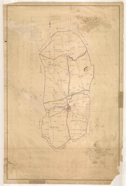 Chervey, tableau d'assemblage
