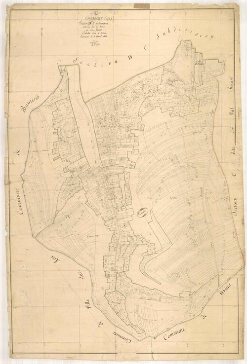 Chervey, section D dite du Val de Veines, feuille n° 2