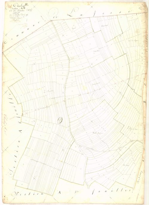 Chesley, section A dite de fourchois, feuille n° 2, parcelles n°333-700