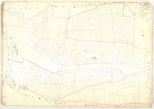 Chesley, section A dite de fourchois, feuille n° 3, parcelles n°701-1103